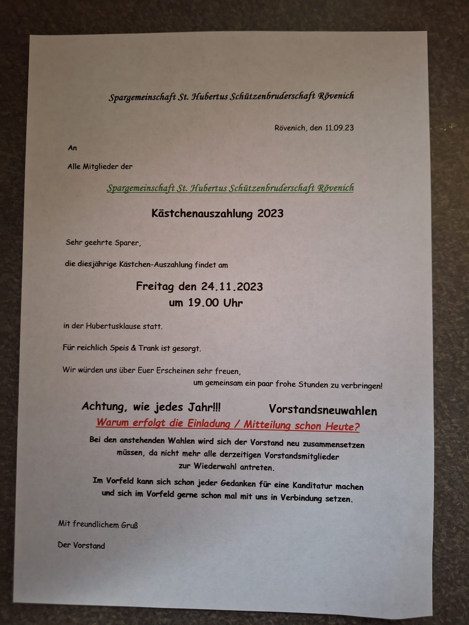 Sparkästchen